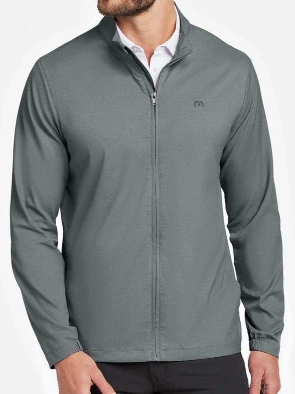TravisMathew Surfside Full-Zip Jacket Gray Large